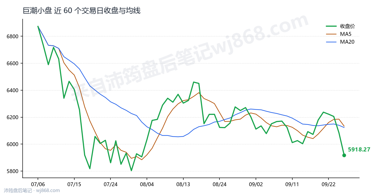巨潮小盘 走势