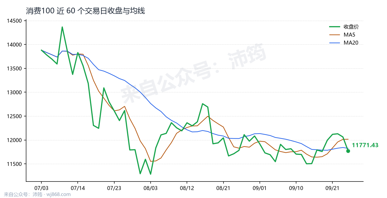 消费100 走势