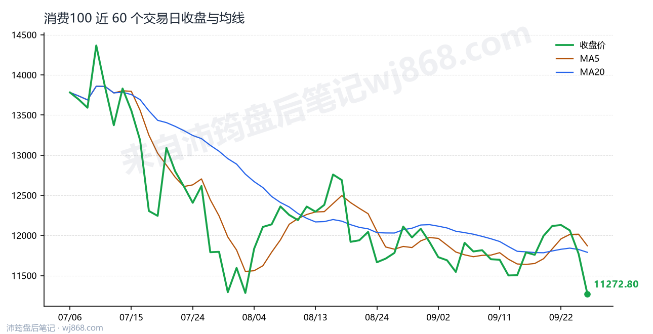 消费100 走势
