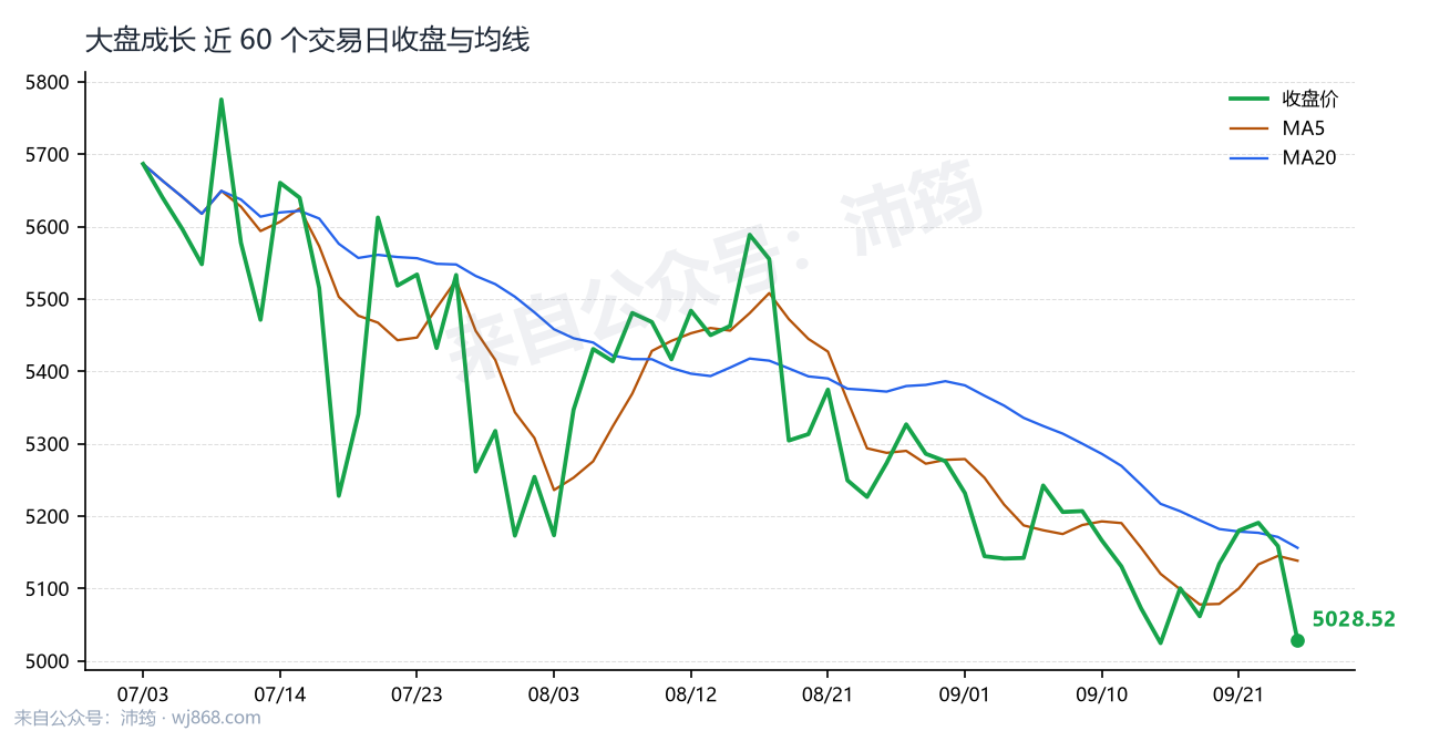 大盘成长 走势